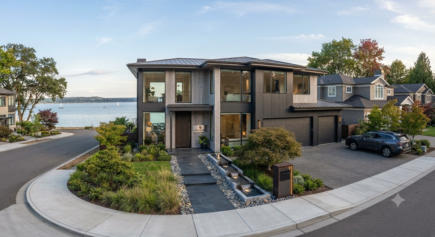 Harbor Point Modern, a waterfront contemporary home
